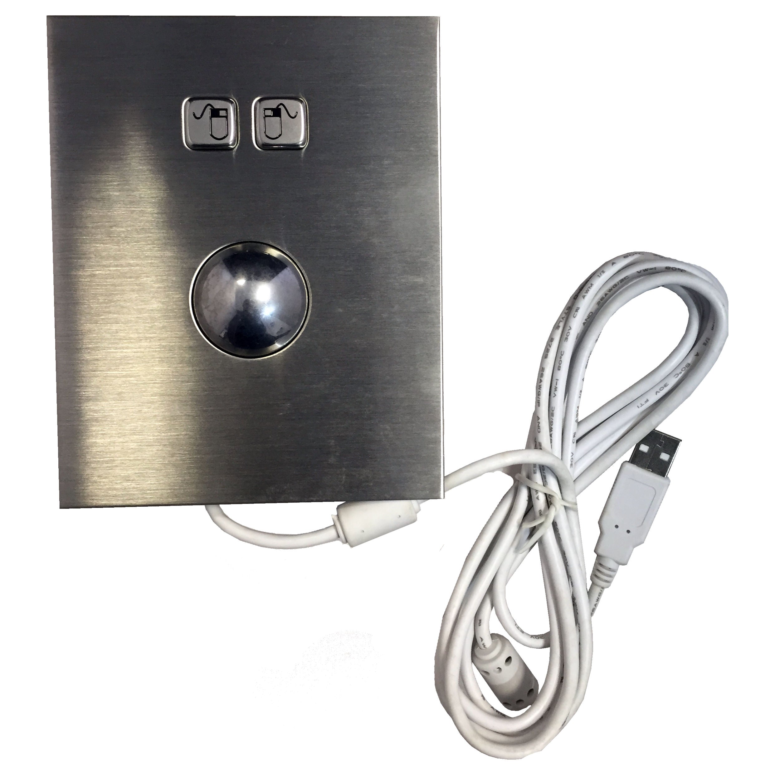 KBS TB 38 EX PS2 & USB Top Mounting Trackball - Ergonomic Computer Mouse for CAD Design, Gaming & Office Work - Perfect for Graphic Designers, Engineers & PC Users