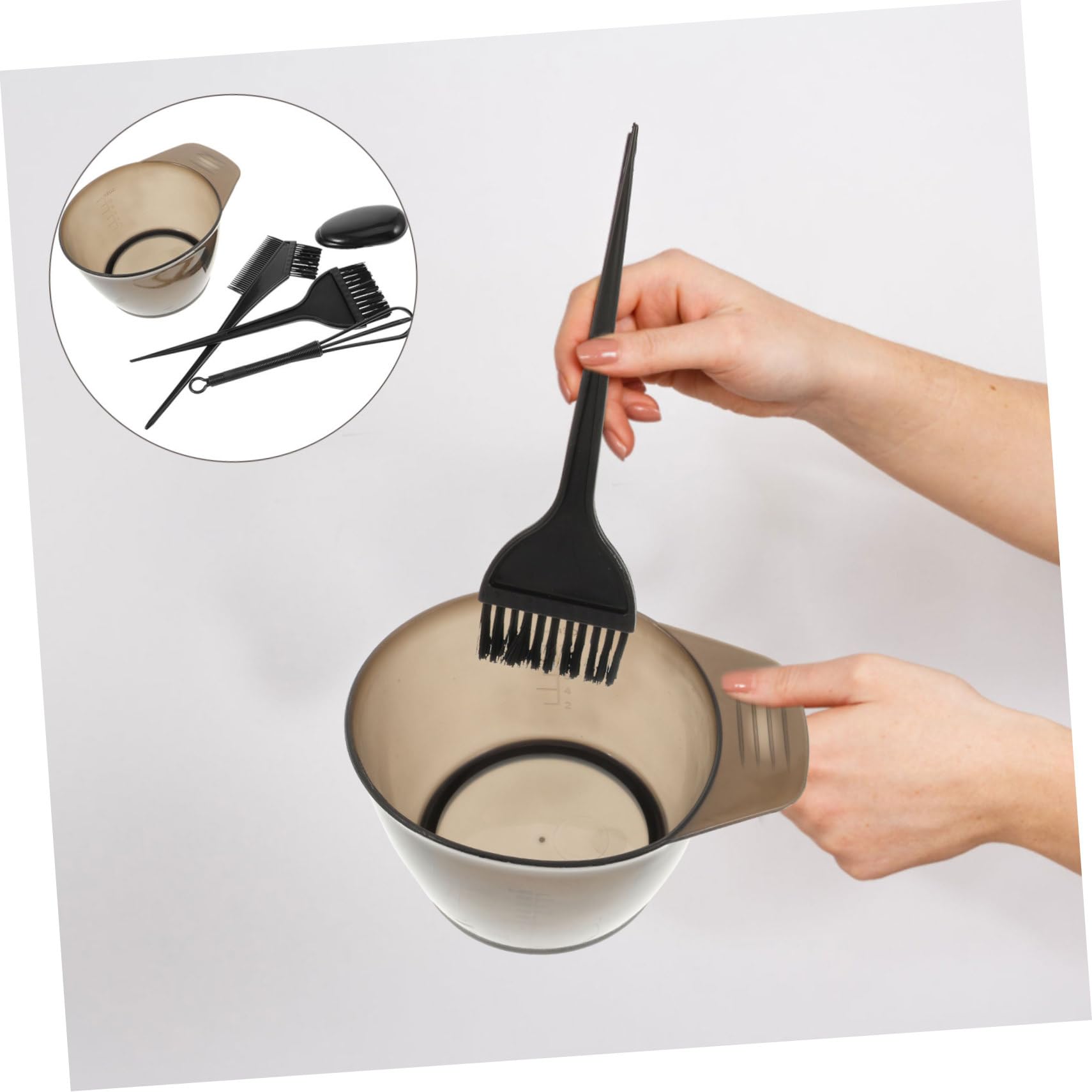 Professional Hair Dye Combs & Tinting Brushes Set - Salon-Grade Hair Coloring Tools Kit with Mixing Bowl for Balayage, Highlights & Root Touch-Ups at Home or Salon