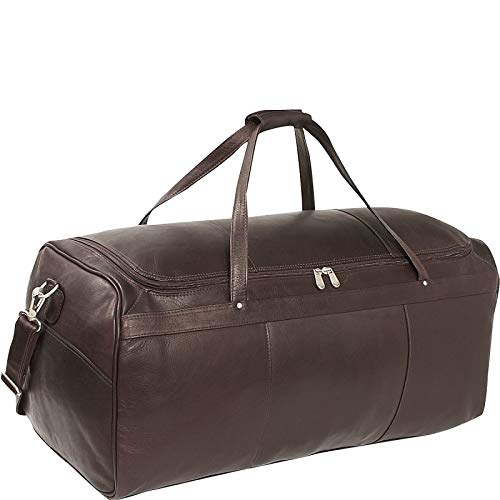 Traveler's Select Large Durable Duffel Bag for Gym, Travel & Sports - Black One Size Carry-On Luggage for Men & Women