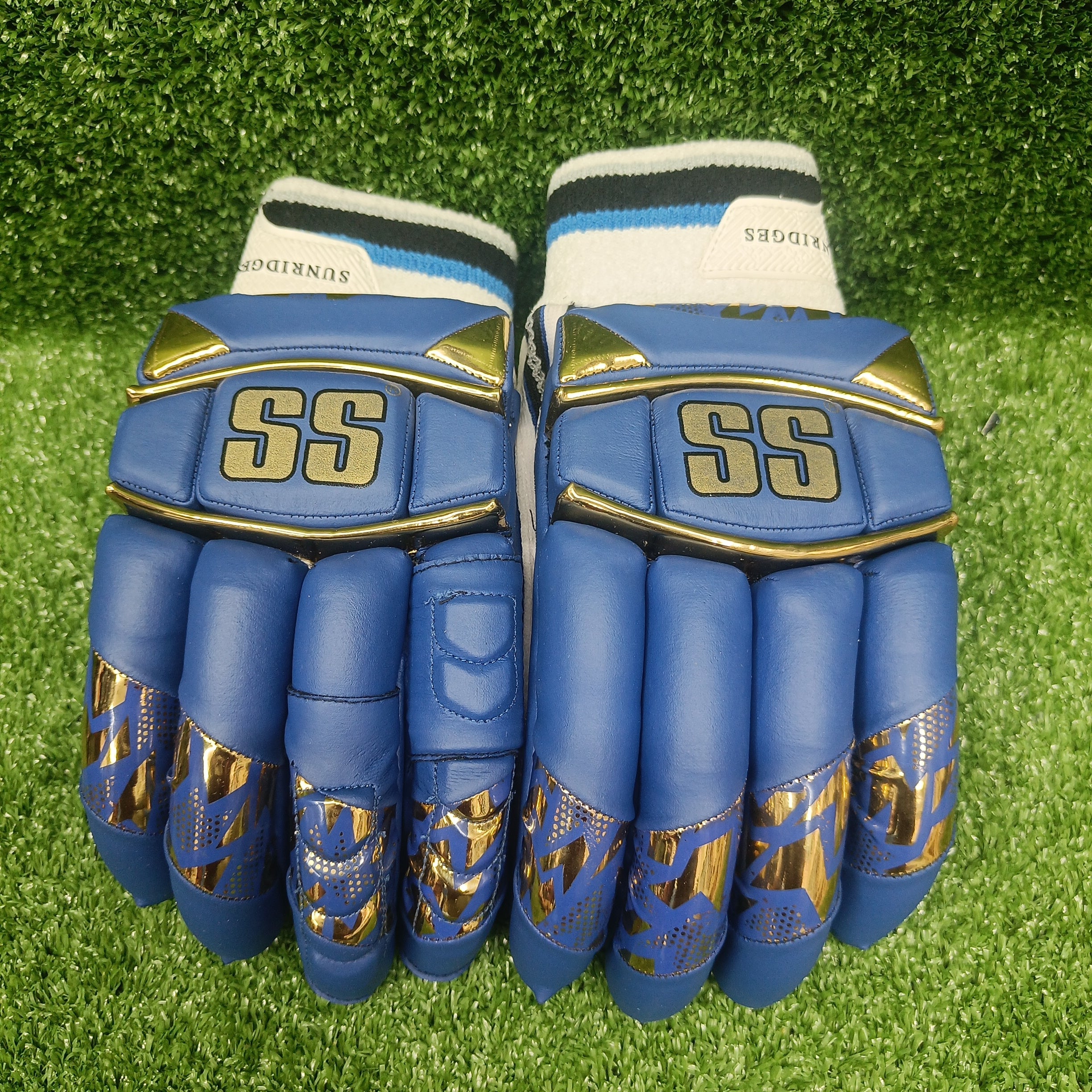 SS Super Test Mumbai Indians IPL Cricket Batting Gloves - Professional Quality for Cricket Matches & Training - Perfect for IPL Fans & Players