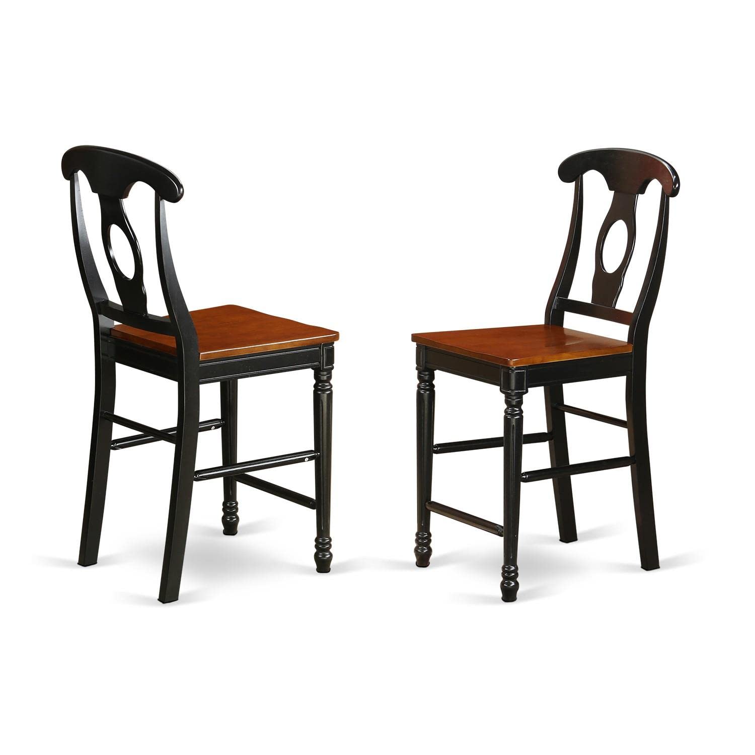 East West Furniture 3-Piece Counter Height Dining Set - 42