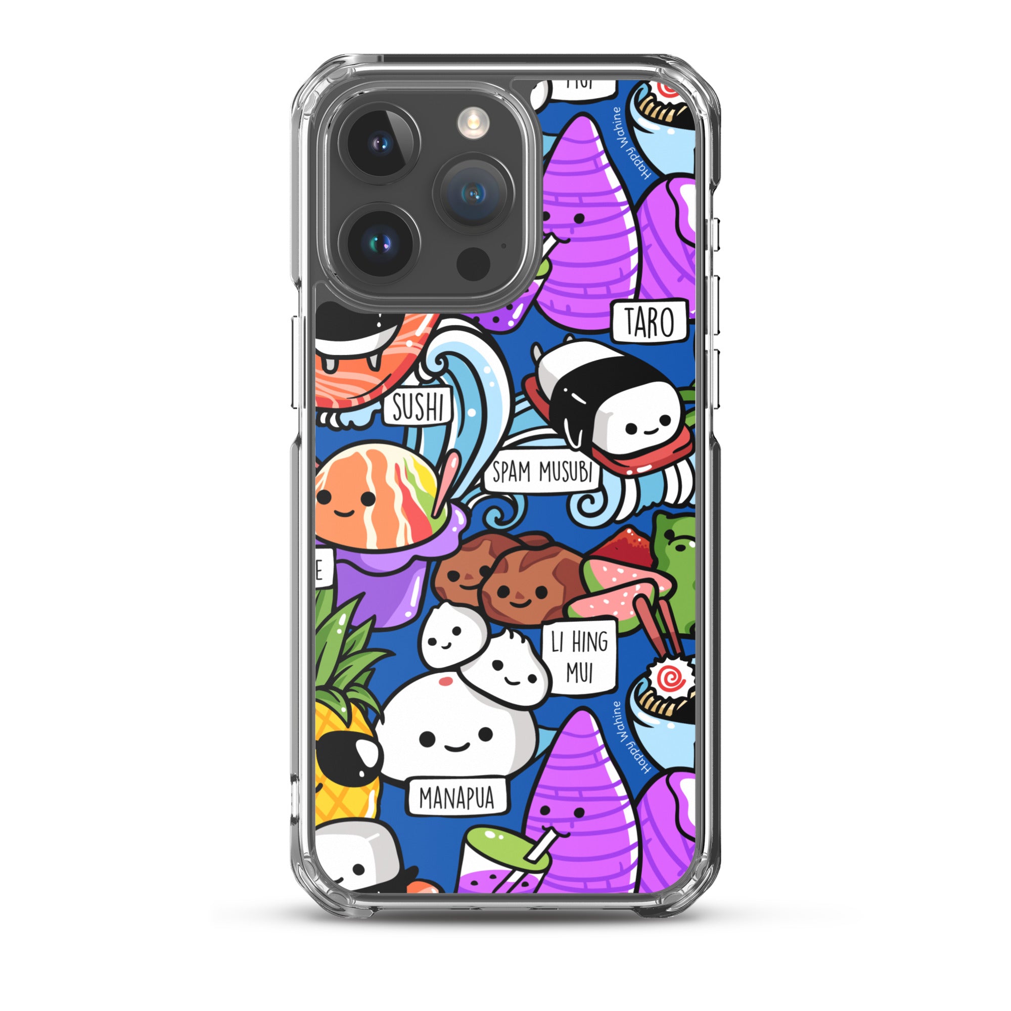 Premium Clear iPhone Case with Craving Hawaii Blue Design - Slim Protective Cover for iPhone [Models] - Perfect for Everyday Use, Travel & Outdoor Activities