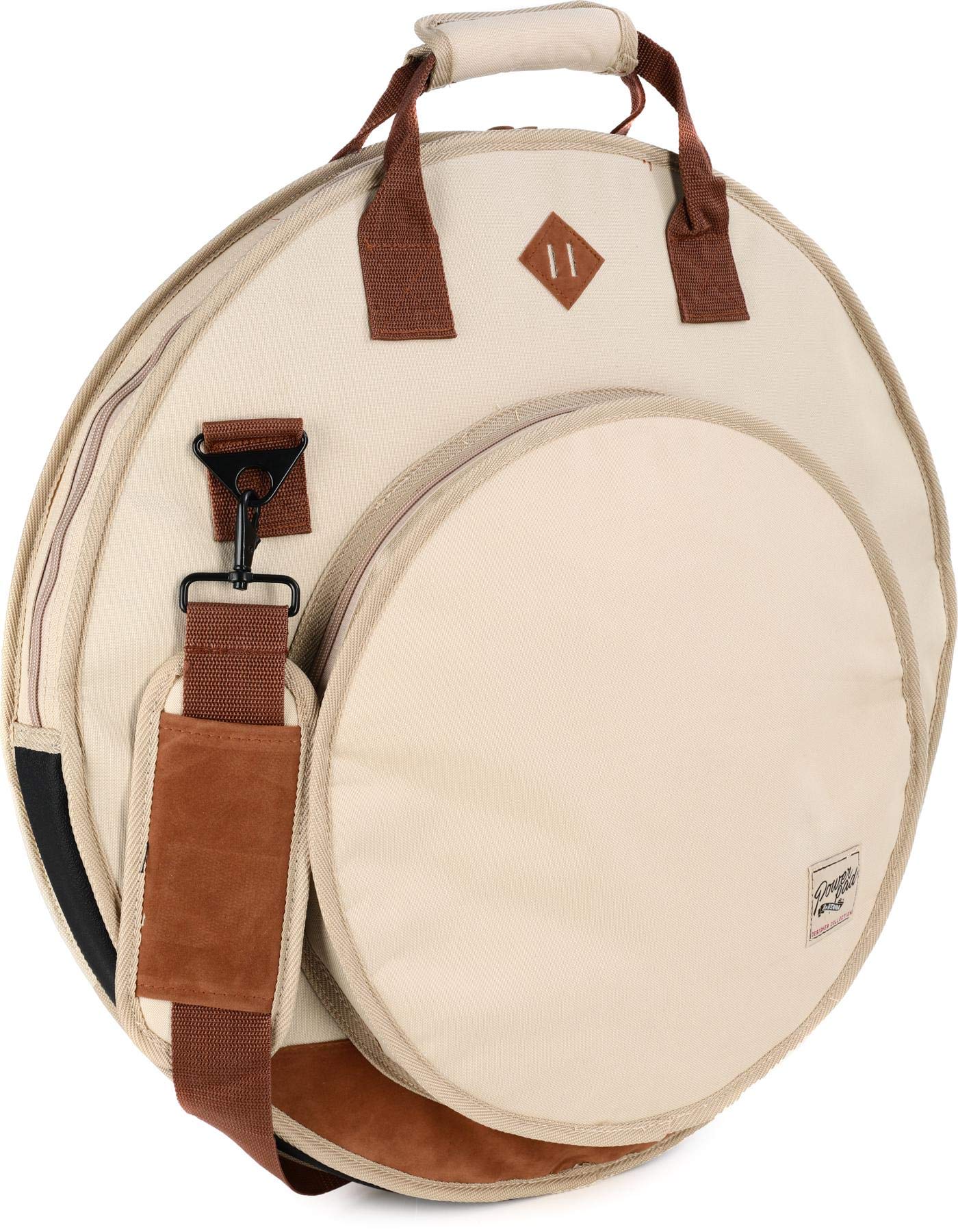 Tama Powerpad Designer Collection Cymbal Bag - Beige Drum Accessory for Musicians | Perfect for Gig, Studio & Travel Protection