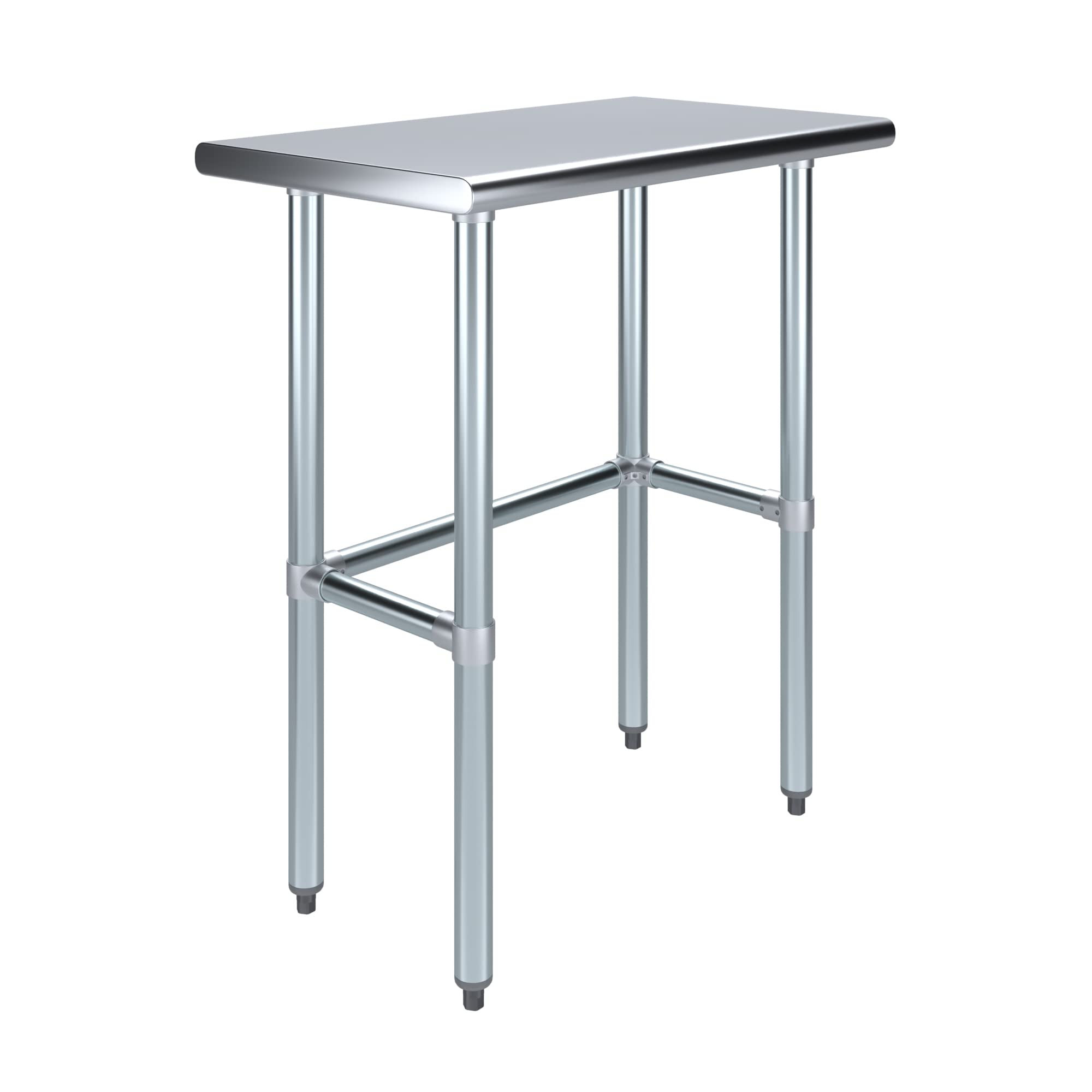 AmGood Stainless Steel Work Table with Open Base - 30