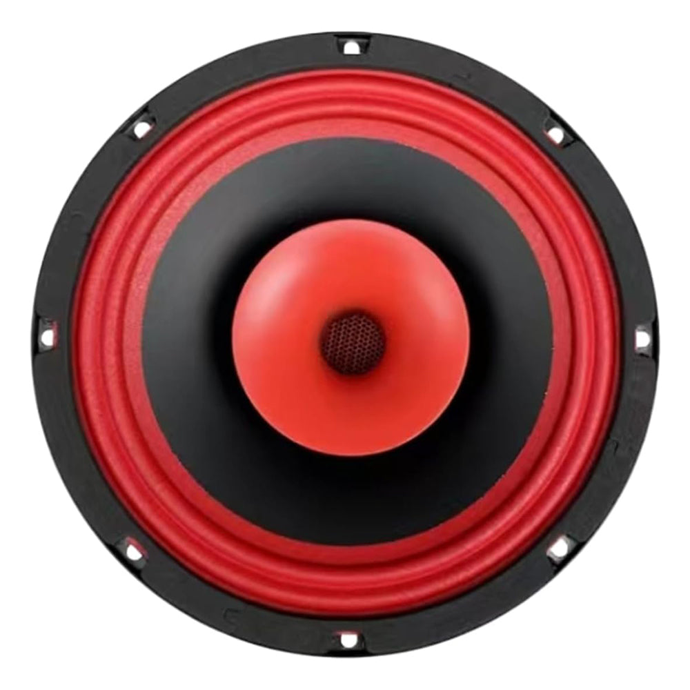 Cerwin Vega CVPX8 8-Inch 120W 2-Way Full Range PA Speaker with Horn Tweeter - Black/Red (Single Unit) - Perfect for Live Music, DJ Performances & Outdoor Events