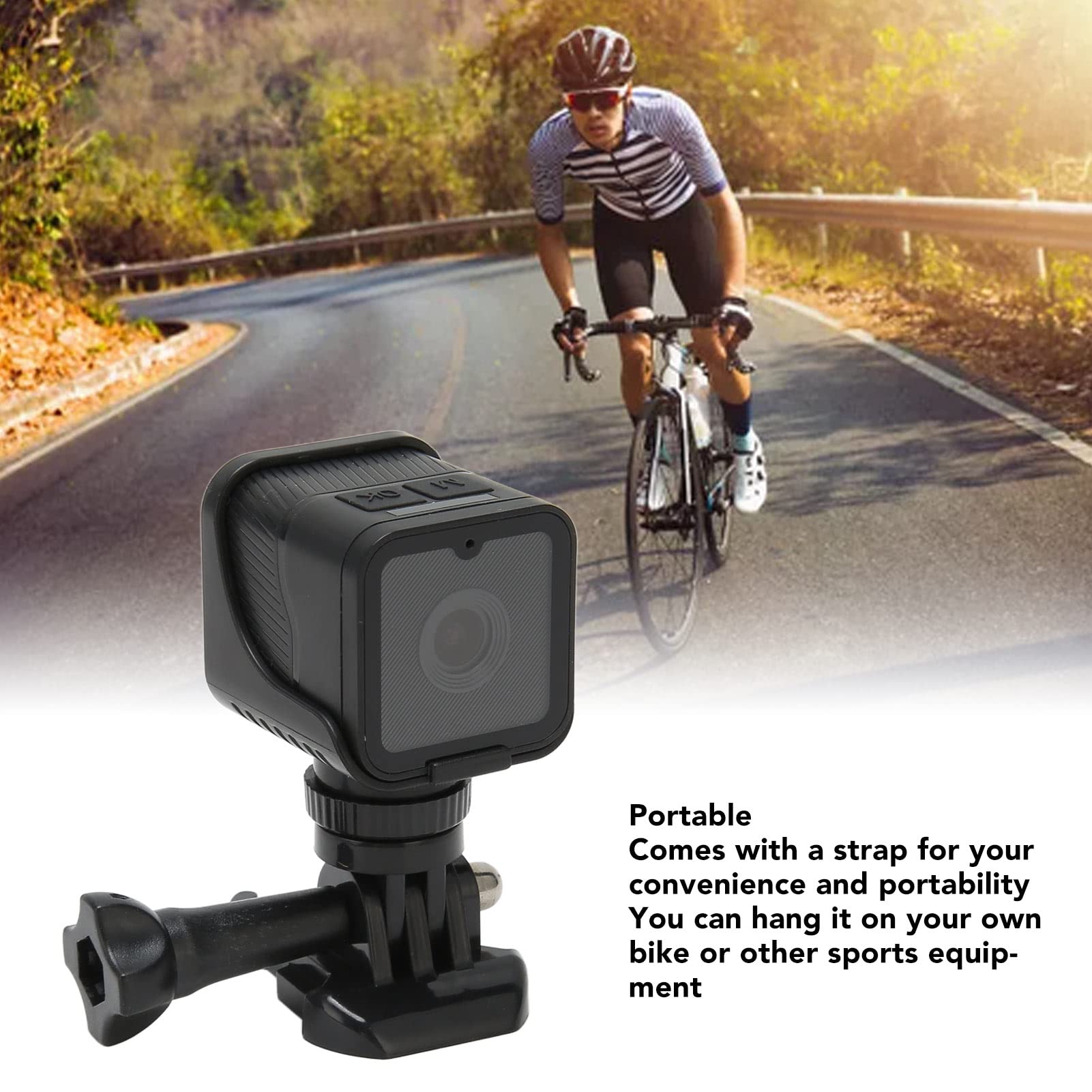 Action Camera 4K HD WiFi Sports Camera - 1080P Mini DV Camcorder with 900mAh Rechargeable Battery, Waterproof USB Portable Outdoor Camera for Cycling, Skiing, Surfing & Extreme Sports Adventures