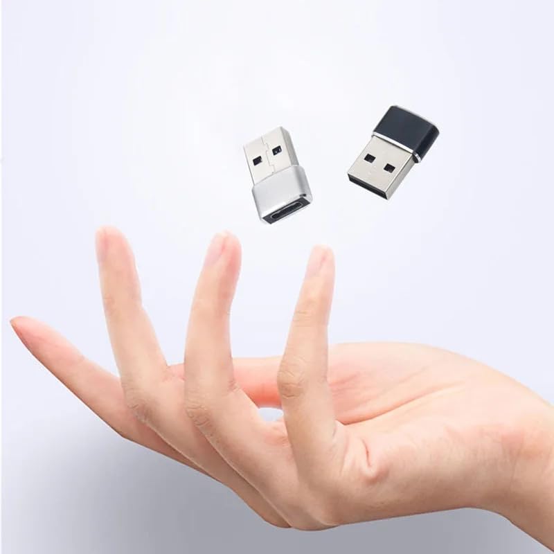 USB A to Type C Cable Adapter (3 Pack) - Fast Charging & Data Sync for Smartphones, Tablets, Laptops - Perfect for Home, Office & Travel Use