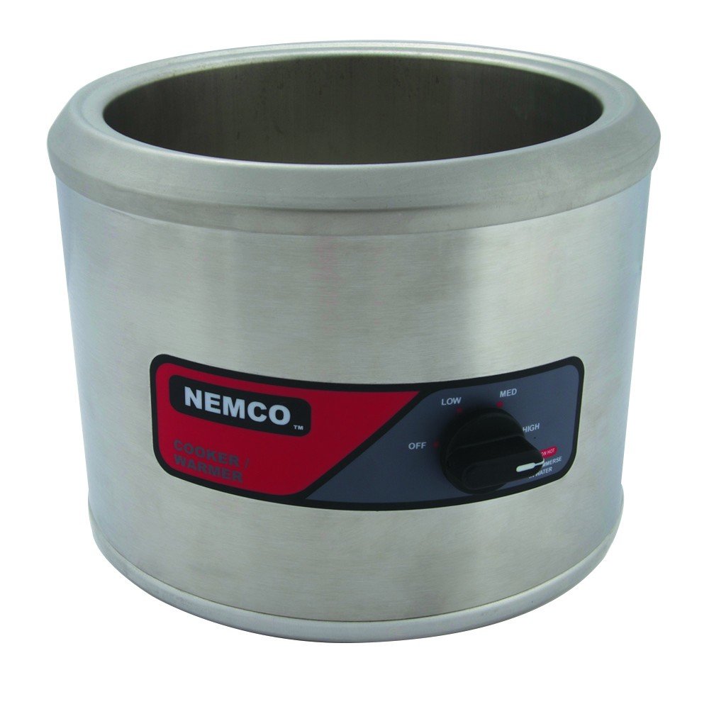 Best Nemco 6103A 11 Quart Round Commercial Countertop Food Warmer & Cooker - Perfect for Restaurants, Catering & Buffets
