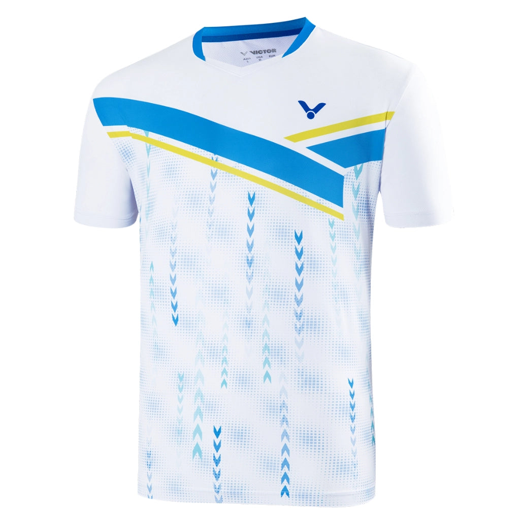 VICTOR T 30012A Men's Badminton Shirt - Breathable Quick-Dry Sports Top for Badminton, Tennis & Gym Workouts