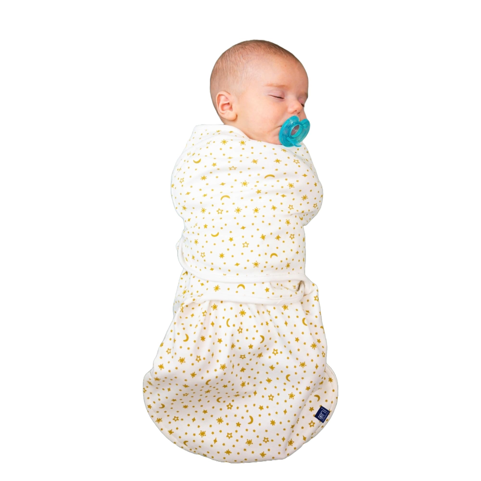 Organic Cotton Velcro Swaddle Blanket for Newborns 0-3 Months - Breathable Baby Wrap for Safe Hip Development - Soft & Adjustable Infant Swaddles for Sleeping, Nursing, and Travel