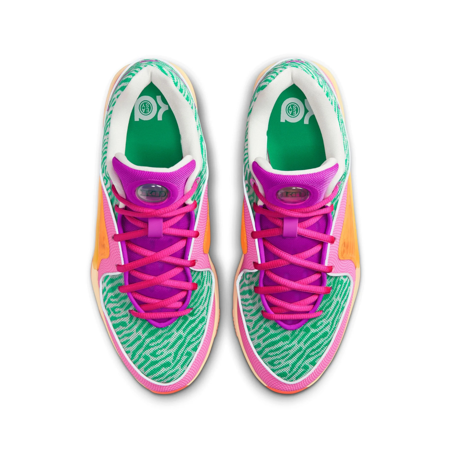 Nike KD 16 All Star Basketball Shoes - Stadium Green/Hyper Violet/Barely Green/Playful Pink/University Gold - Lightweight Performance Sneakers for Men | Perfect for Court Play, Streetwear & Casual Outfits