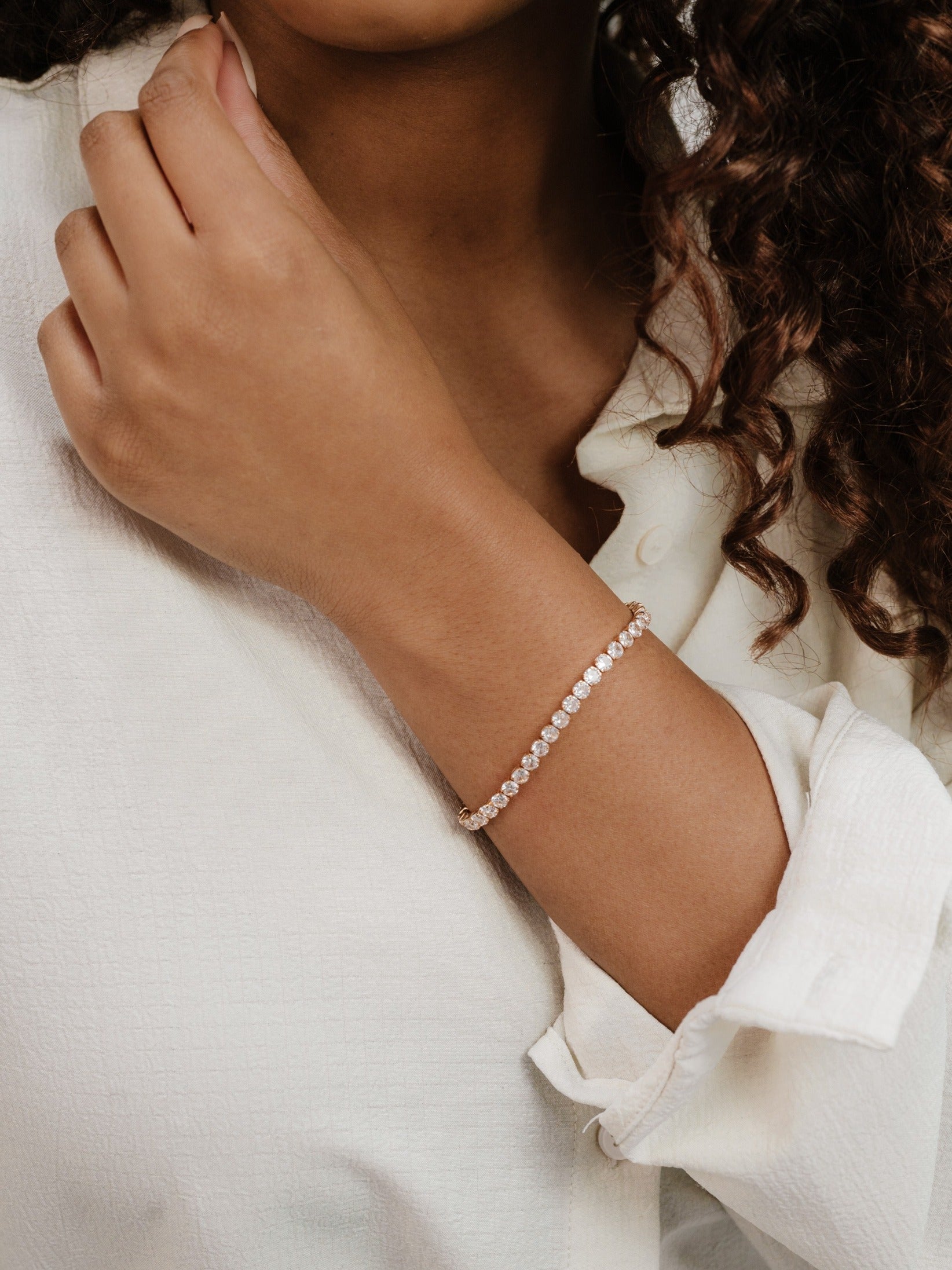 Giselle Sparkle Crystal Bracelet for Women - Elegant Rhinestone Fashion Jewelry Gift for Party, Wedding & Special Occasions