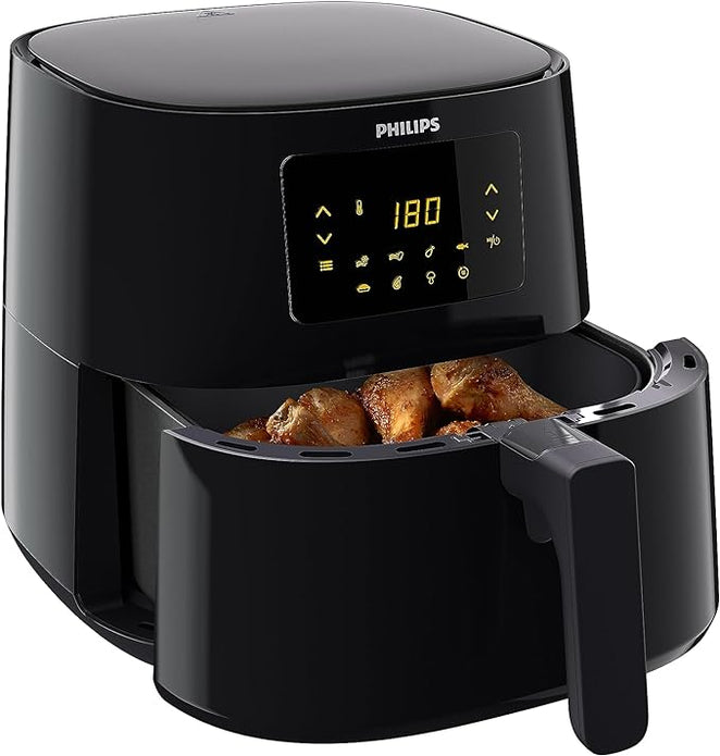 Philips Essential XL Air Fryer 6.2L Digital with 7 Presets - 2000W Large Capacity Air Fryer for Healthy Cooking | Perfect for Family Meals, Snacks & Quick Dinners