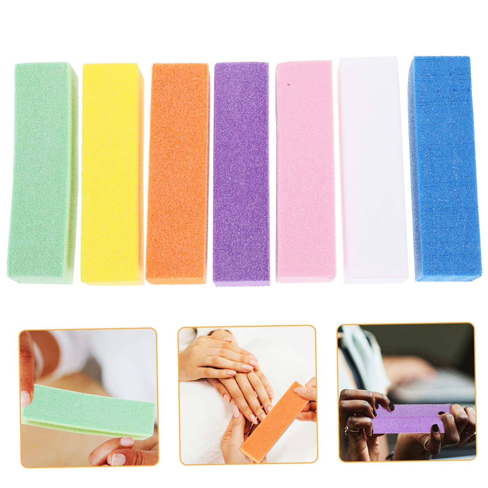 Beavorty 7-Piece Nail Buffer Kit - Mini Nail Polish Buffer, Nail File Block, Sanding Buffer & Manicure Tools for Professional Nail Care | Perfect for Home, Salon & Travel Use