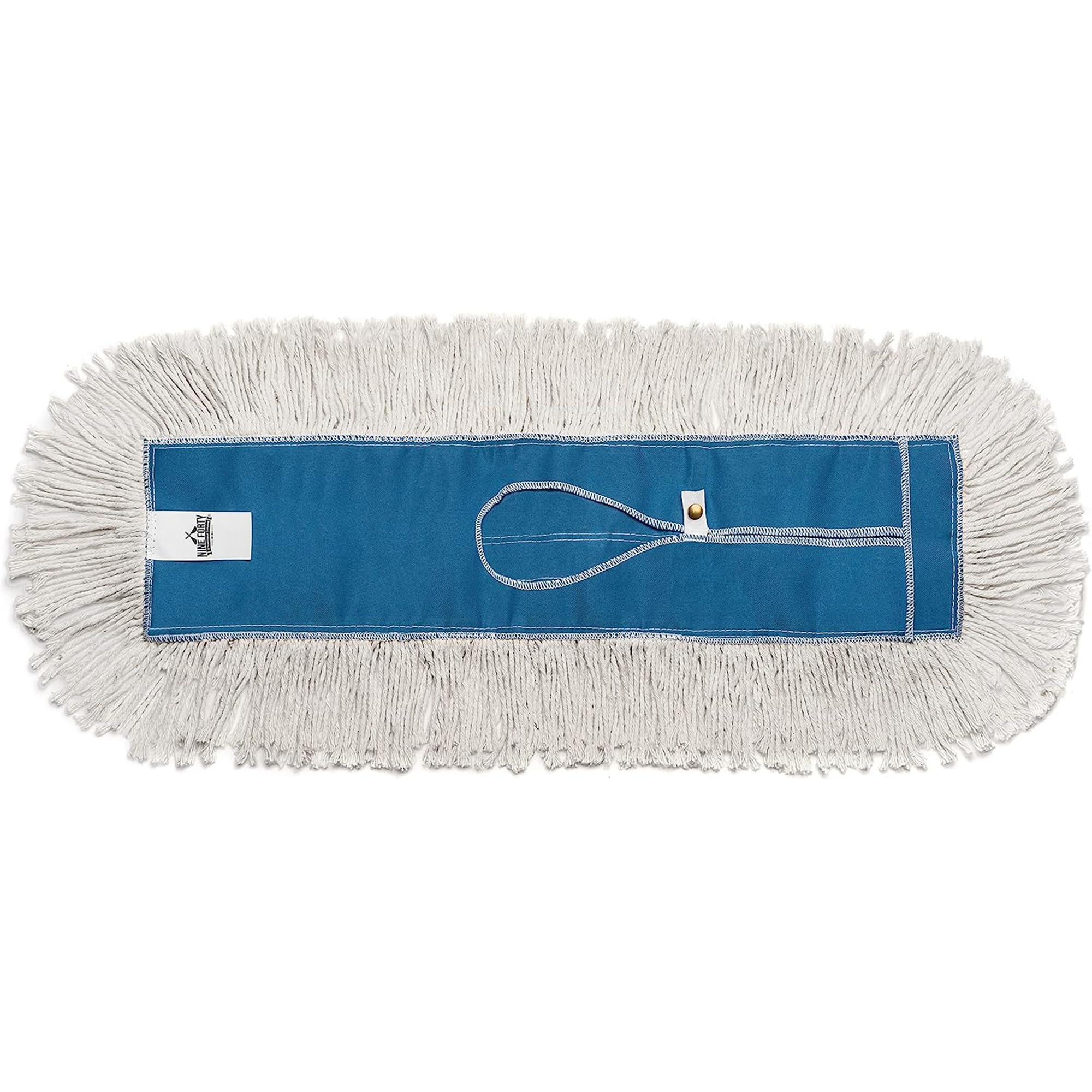 Nine Forty Industrial-Grade 18x5 Cotton Dust Mop Head Refills - Heavy-Duty Replacement for Home, Gym, Commercial & Industrial Cleaning - 1 Pack - Ideal for Janitorial, Housekeeping & Floor Maintenance