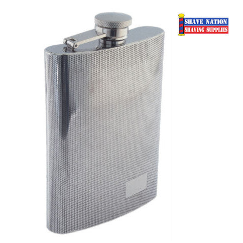 Premium 9oz Stainless Steel Flask with Diamond Finish - Perfect for Outdoor Adventures, Travel & Gifting
