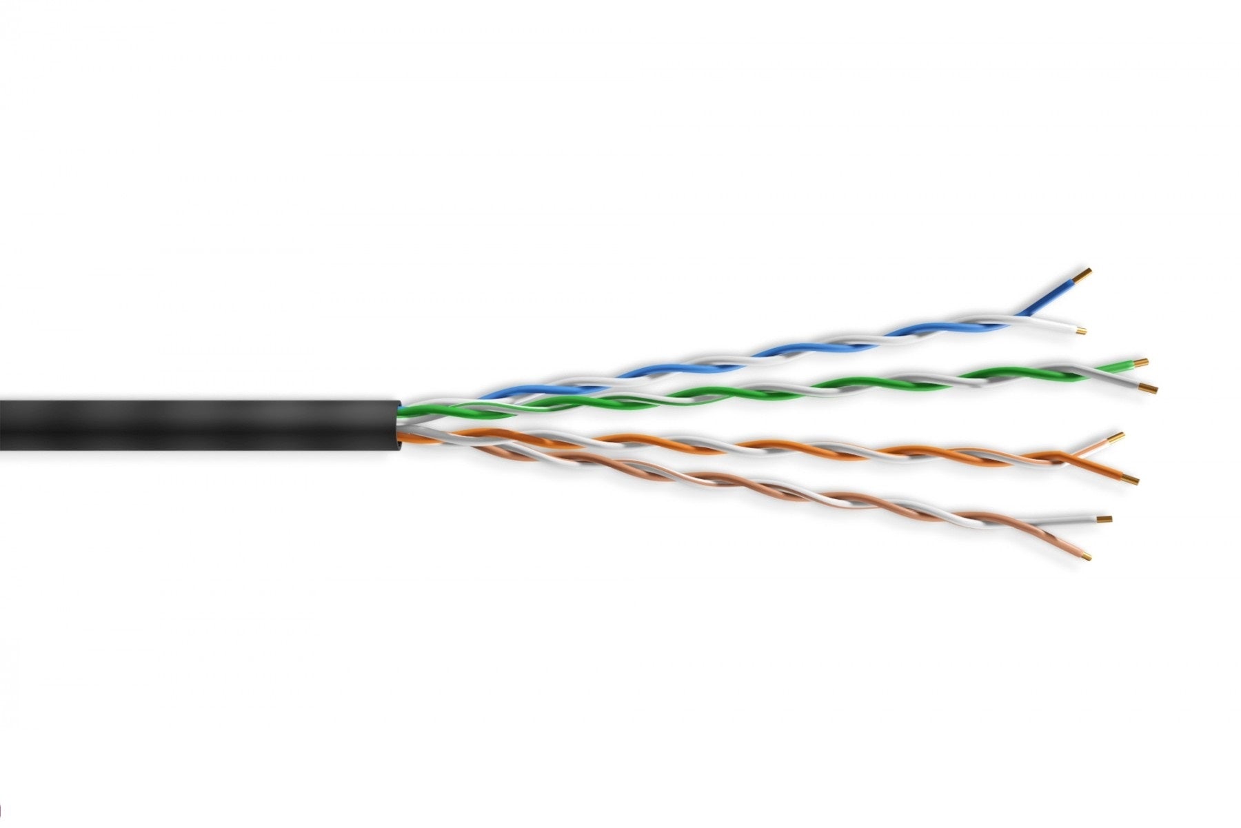CAT.6A Slim Ethernet Bulk Cable 1000ft - High-Speed Network Cable for Home & Office - Black - Ideal for Gaming, Streaming & Data Centers