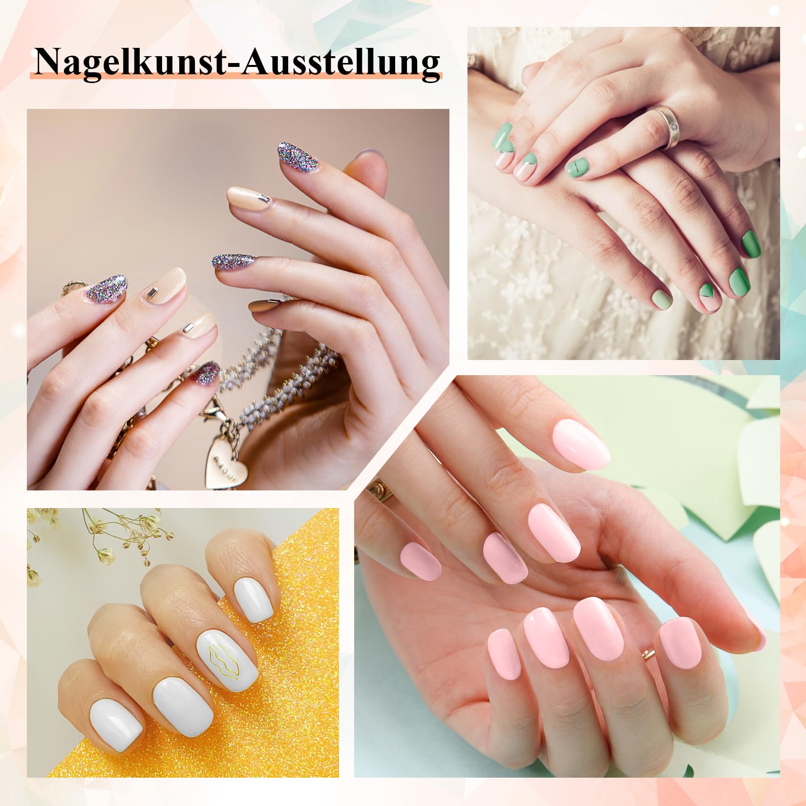 Phoenixy 21 Colors Semi-Permanent UV Gel Nail Polish Kit - Long Lasting Nail Polish Set for Women | Perfect for Home Manicures, Nail Salons & DIY Nail Art