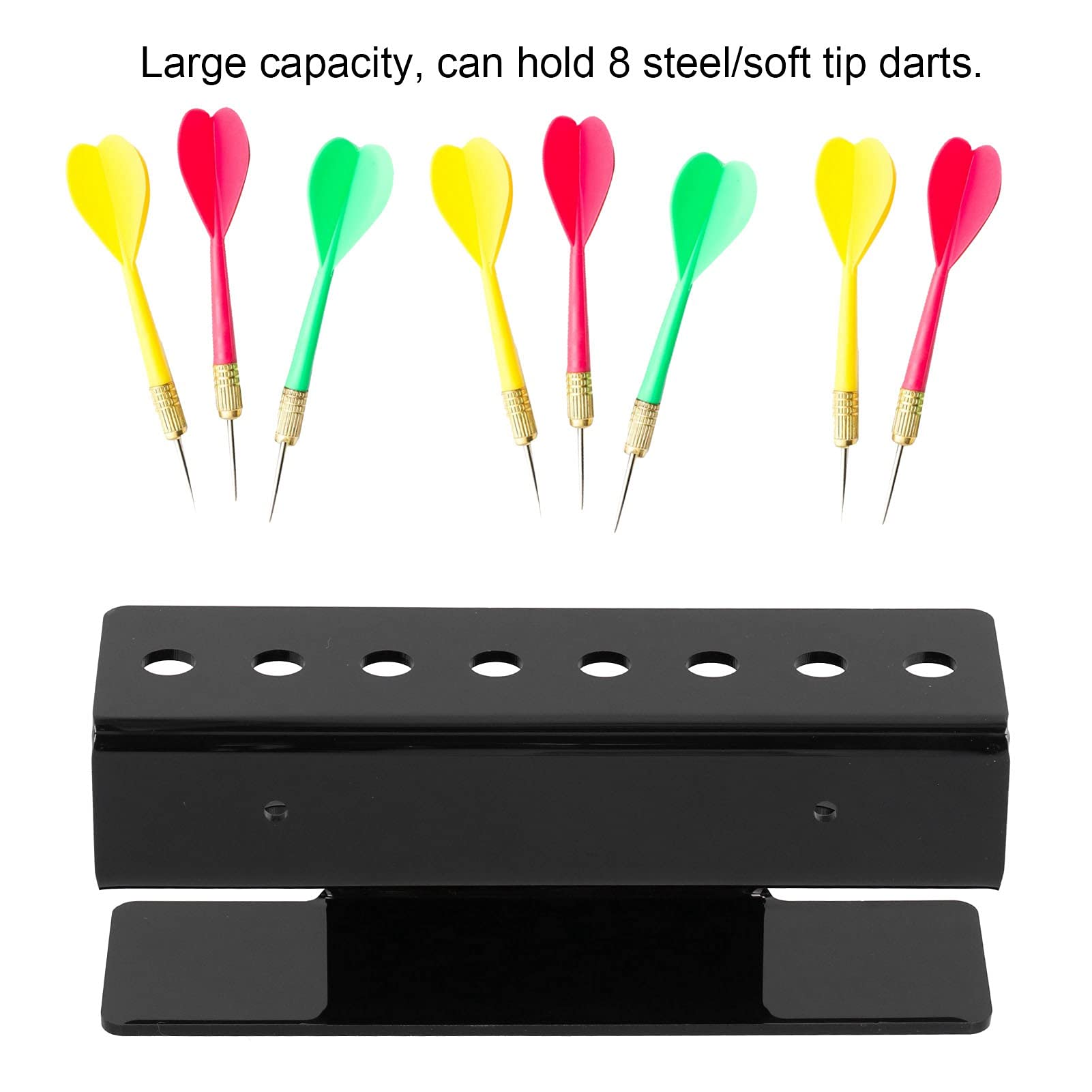 Acrylic Dart Wall Rack - Wall Mounted Darts Holder & Display Stand for Indoor Pin Darts | Durable Storage Solution for Fitness Rooms, Living Rooms & Home Gyms | Perfect for Game Nights & Sports Training