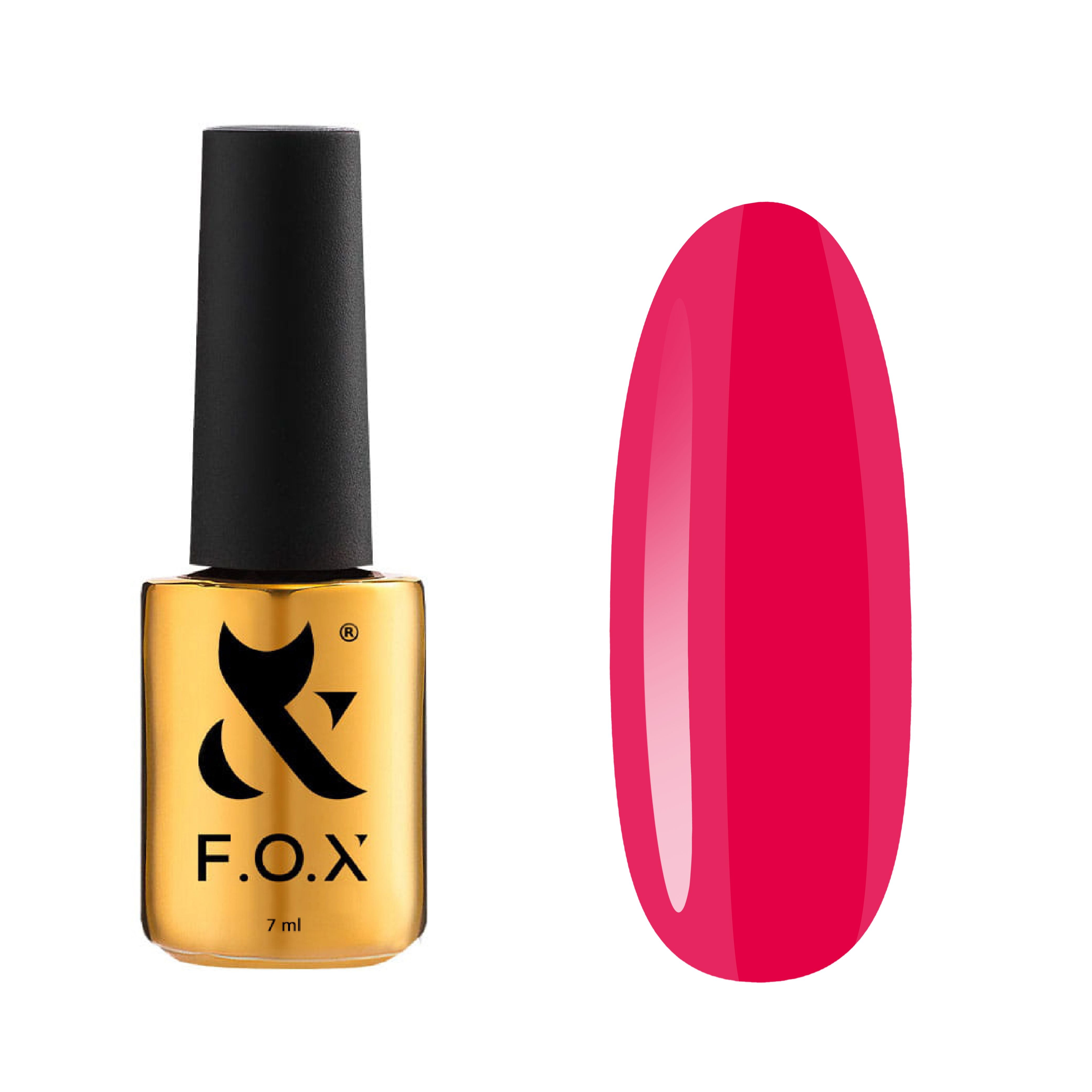F.O.X Acrylic Gel Nail Polish Bottle 018 - 14ml Professional Salon Quality for DIY Manicure & Nail Art - Perfect for Home Use, Nail Salons & Gifts