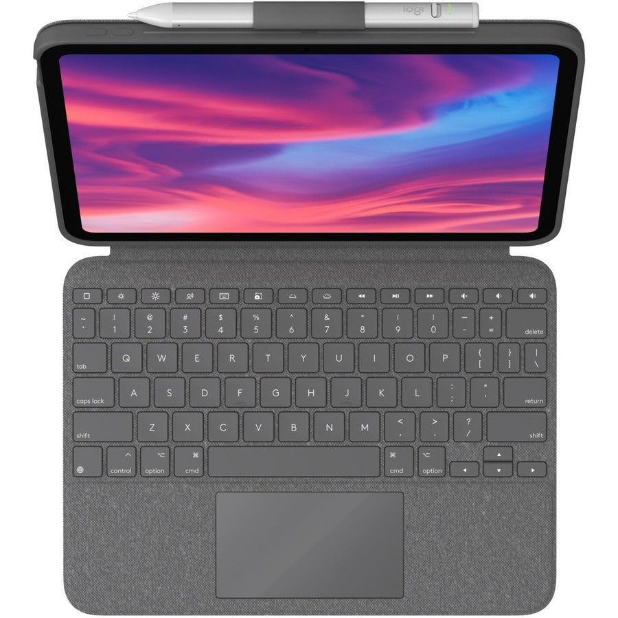 Logitech Combo Touch Keyboard Case for iPad 10.9 Inch - Slim Protective Cover with Trackpad | Perfect for Work, Study & Travel