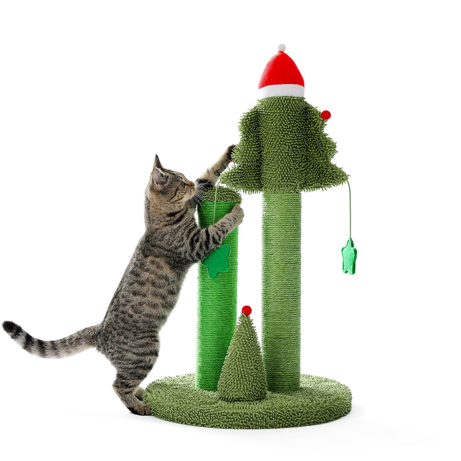Premium Cat Scratcher for Christmas - Durable Cardboard Scratcher with Catnip for Indoor Cats - Perfect Holiday Gift for Cat Lovers (Use for Playtime, Training & Protecting Furniture)