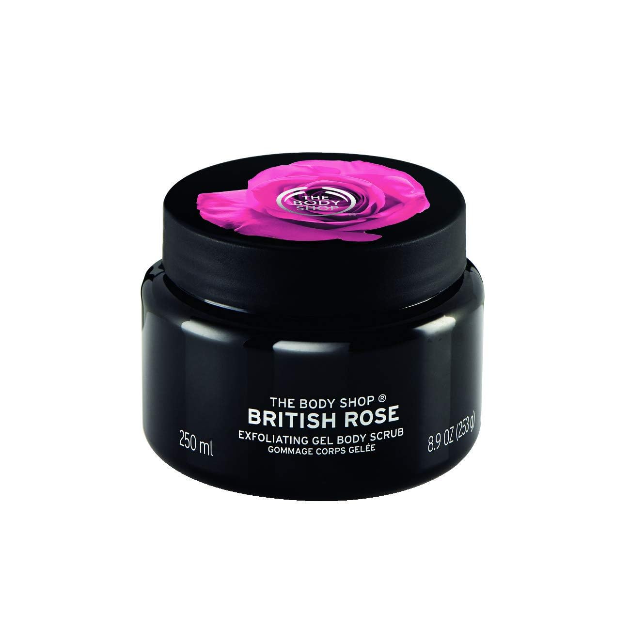 TBS British Rose Body Scrub 250ml - Exfoliating & Moisturizing for Smooth Skin | Perfect for Dry Skin & Pre-Shave Treatment