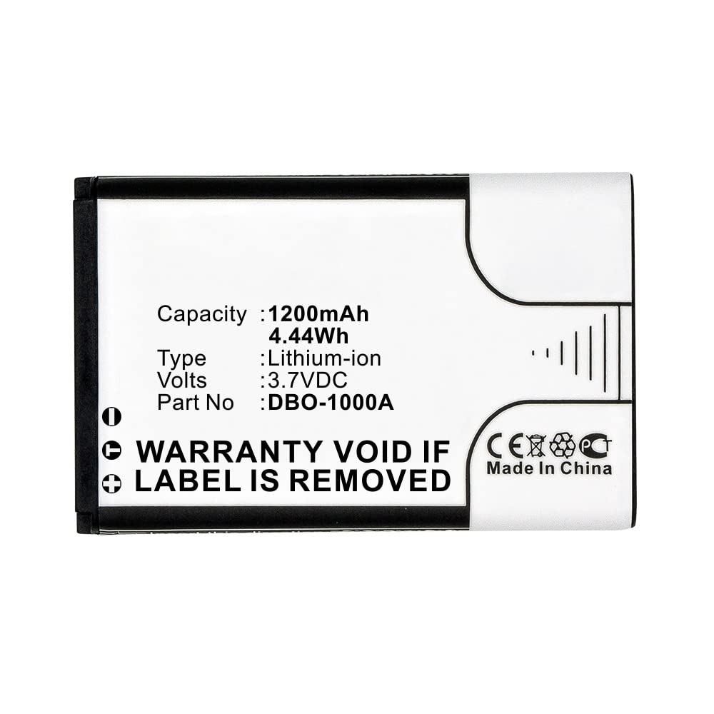 Synergy Digital Replacement Battery for Doro 1372 & DBO-1000A - 1200mAh Li-ion High Capacity Cell Phone Battery (3.7V) - Perfect for Travel, Emergency Backup & Everyday Use