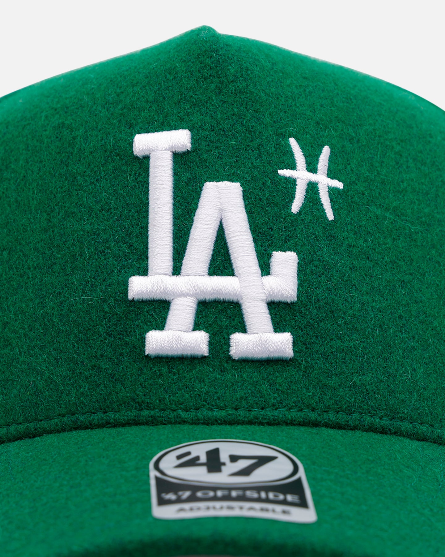 47 Brand Los Angeles Dodgers 'Zodiac' Pisces Snapback Cap - Kelly Green Adjustable Baseball Hat for Men & Women - Perfect for Game Day, Sports Events & Streetwear Fashion