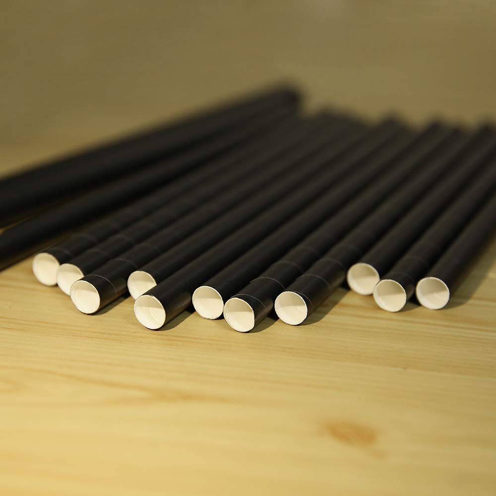 Eco-Friendly 2000PCS Biodegradable Paper Drinking Straws (100 Per Pack) - 12mm White Disposable Pulp Straws, Individually Wrapped for Parties, Weddings & Home Use - Natural Sustainable Alternative to Plastic Straws