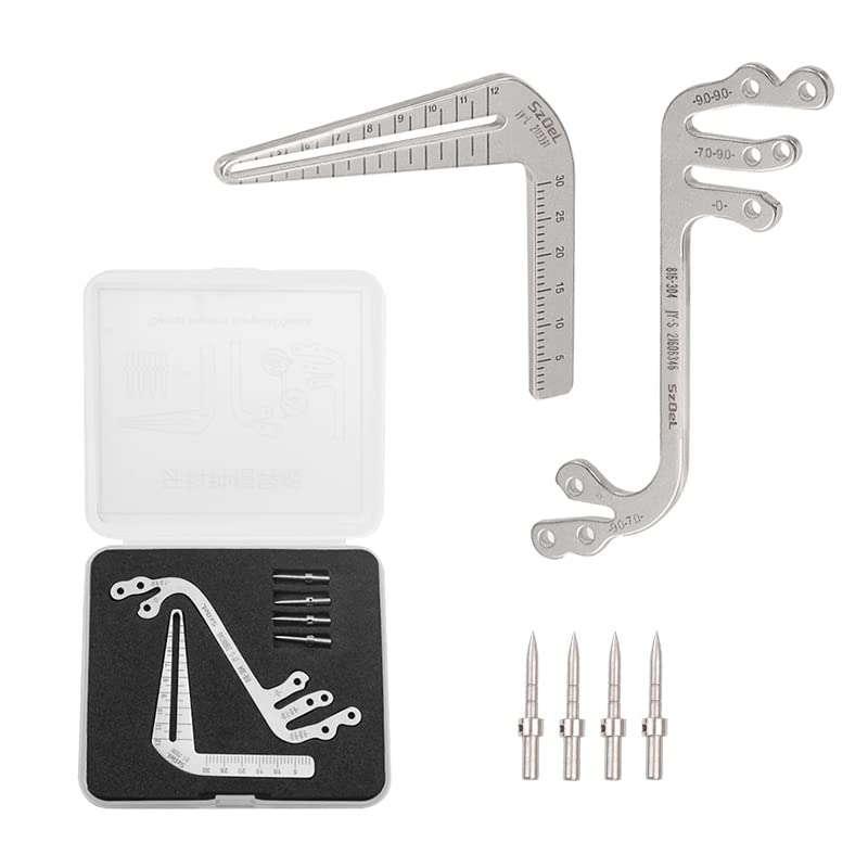6pcs Autoclavable Dental Implant Guide Set - Oral Surgery Positioning Angle Ruler for Dentists | Professional Dentistry Tools for Precise Implant Placement