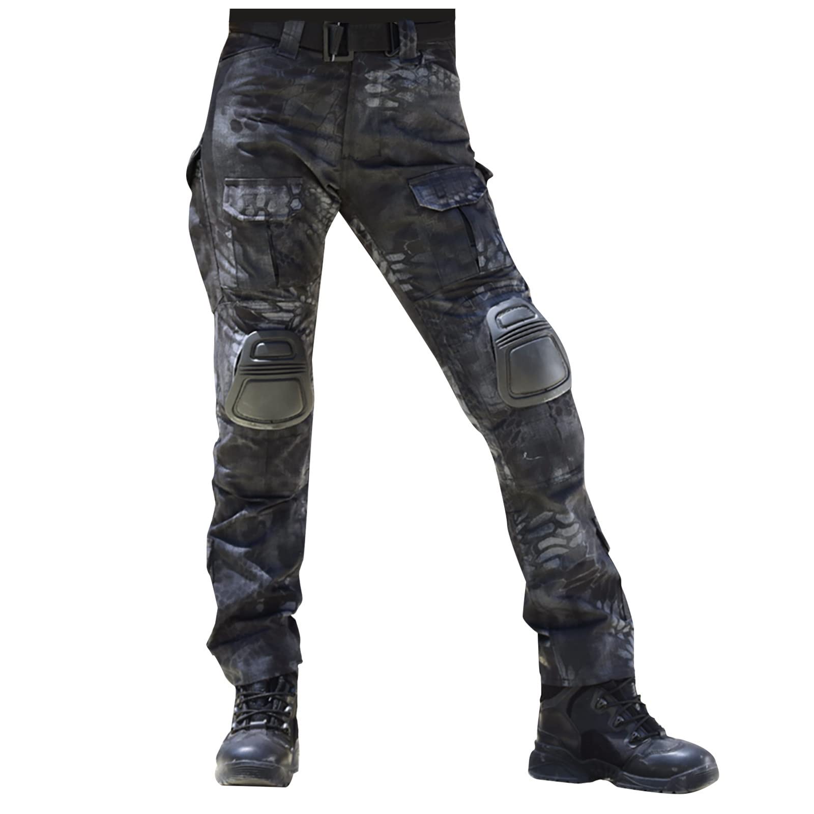 **Kayannuo Men's Camo Tactical Cargo Pants - Military Work Pants with Woodland Camouflage, Durable Green Combat Trousers for Outdoor, Hunting & Workwear**    *(Perfect for Hiking, Airsoft, Tactical Training & Heavy-Duty Jobs)*