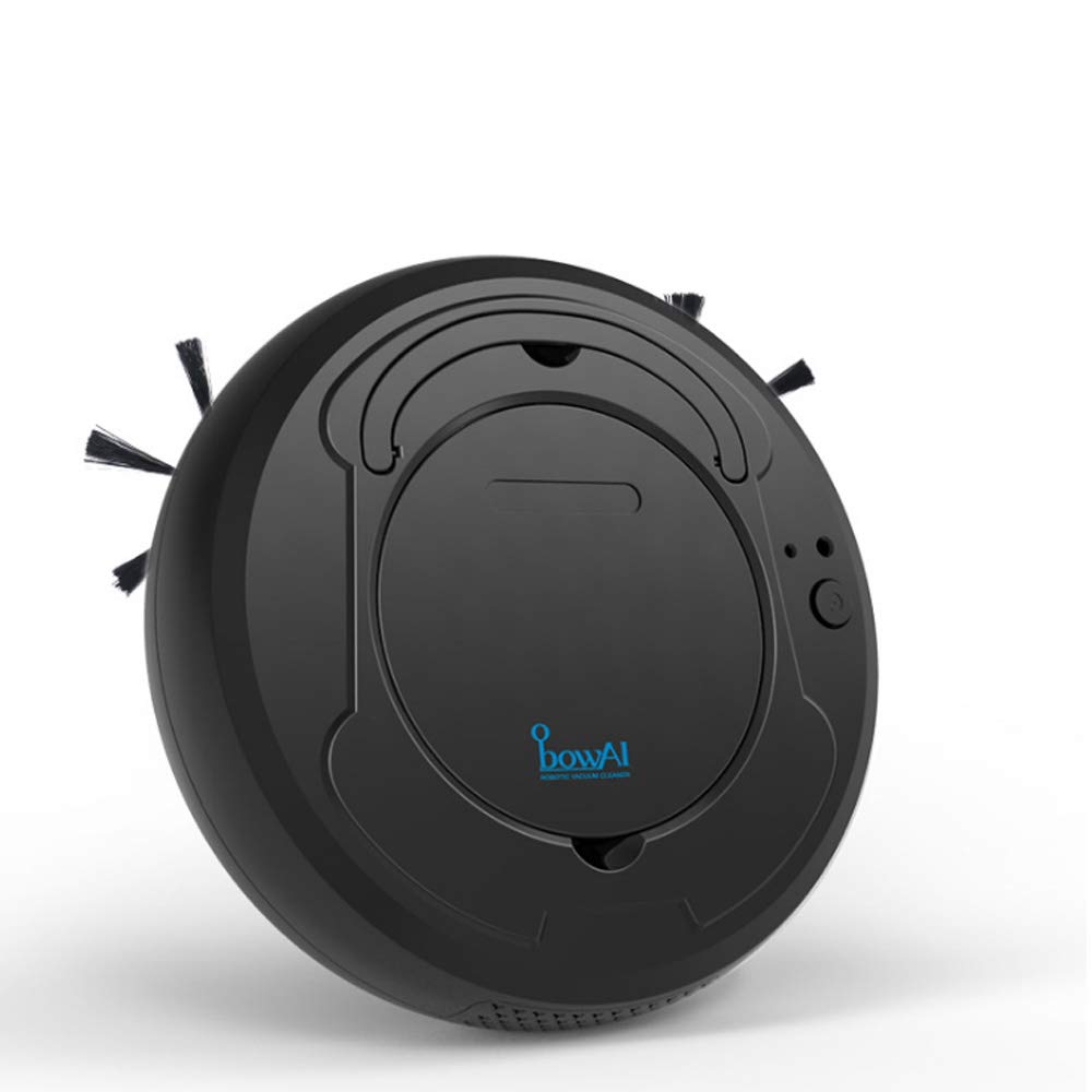 Karl Aiken Robotic Vacuum Cleaner - 1800Pa Strong Suction, 90 Min Runtime, Smart Multi-Floor Mapping, Works on Carpets, Hardwood & Pet Hair - Perfect for Home, Office & Pet Owners (Black)