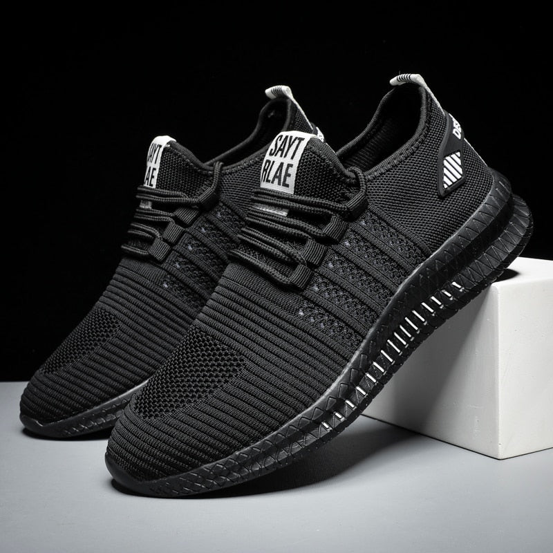 HUCDML Men's Big Size Sneakers - Lightweight Breathable Running Shoes for Men with Soft Sole & Lace Up Design | Perfect for Walking, Jogging, Gym Workouts and Casual Wear