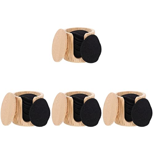 FOMIYES 64-Pack Reusable Makeup Remover Pads - Soft Bamboo Cotton Rounds, Washable & Eco-Friendly for Gentle Face Cleansing & Makeup Removal - Perfect for Daily Skincare & Travel