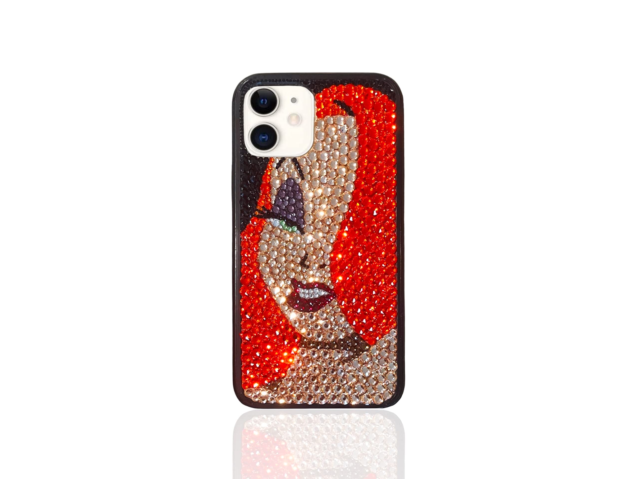 Jessica Rabbit Rhinestone Glitter Phone Case for Samsung Galaxy S21 FE - Trendy Protective Cover for Women, Girls | Perfect Gift for Birthday, Christmas & Daily Use