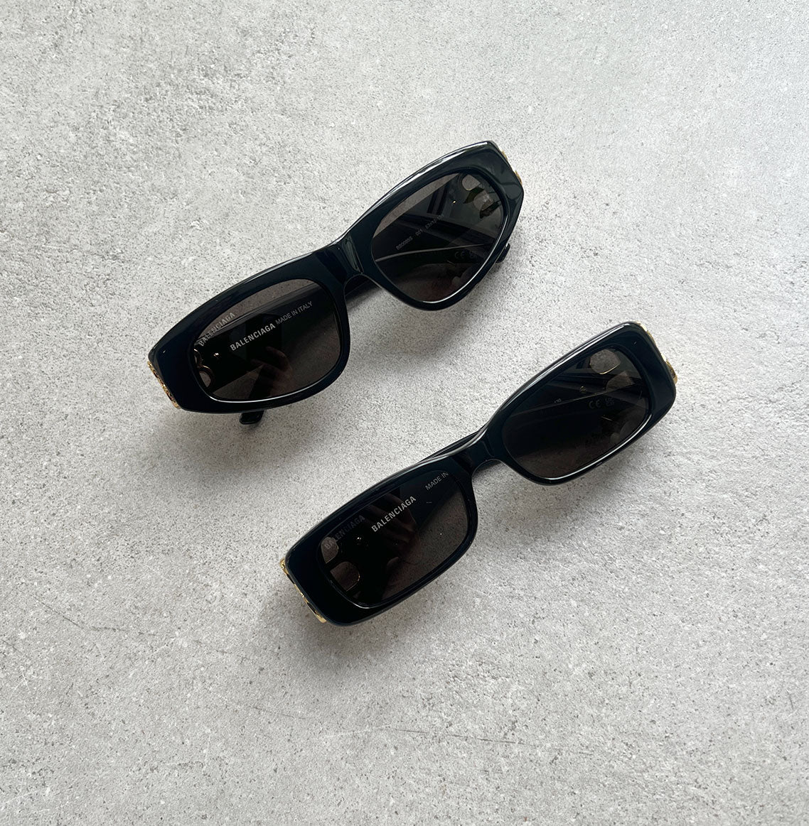Balenciaga BB0096S Dynasty Rectangular Sunglasses - Black (G) | Luxury Designer Shades for Women & Men | Perfect for Outdoor Activities, Travel & Fashion