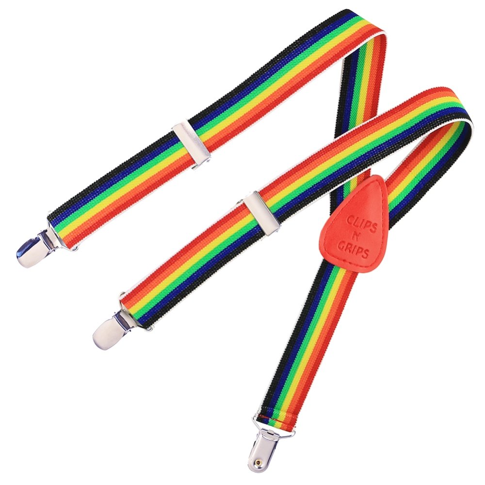 Adjustable Elastic Suspenders for Toddlers & Kids - Soft Comfortable Clip-On Suspenders for Boys & Girls - Perfect for Dressing Up, School Uniforms & Special Occasions