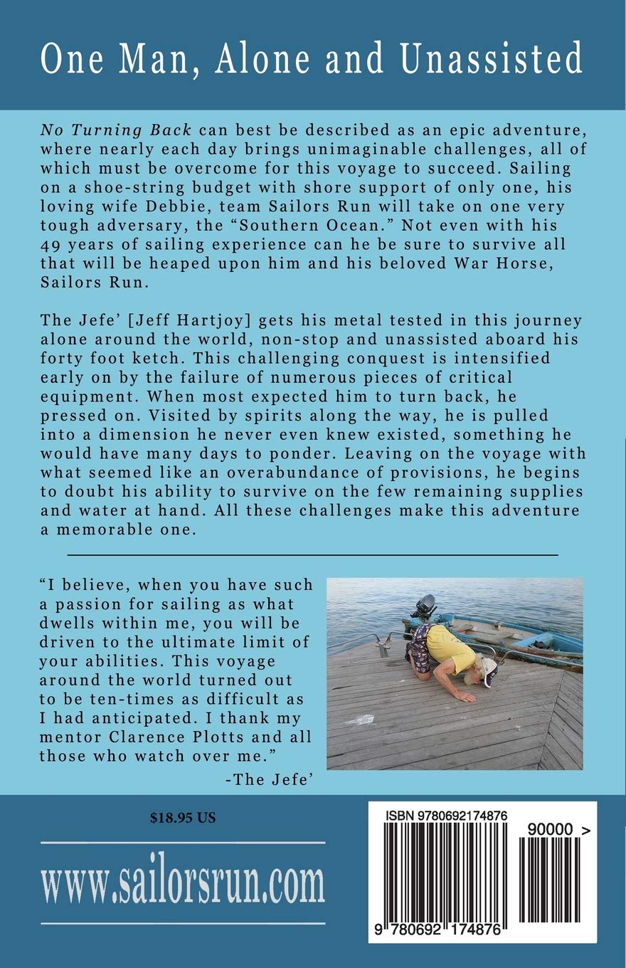 Jefe's Solo Non-Stop Around the World Sailing Adventure - Inspirational True Story for Travel & Sailing Enthusiasts | Perfect for Book Clubs, Gifts & Adventure Seekers