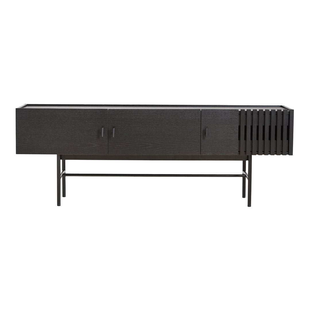 Modern Low Sideboard Console Table - Mid-Century Style Entryway Storage Cabinet for Living Room, Hallway & Bedroom | Perfect for Organizing & Displaying Decor