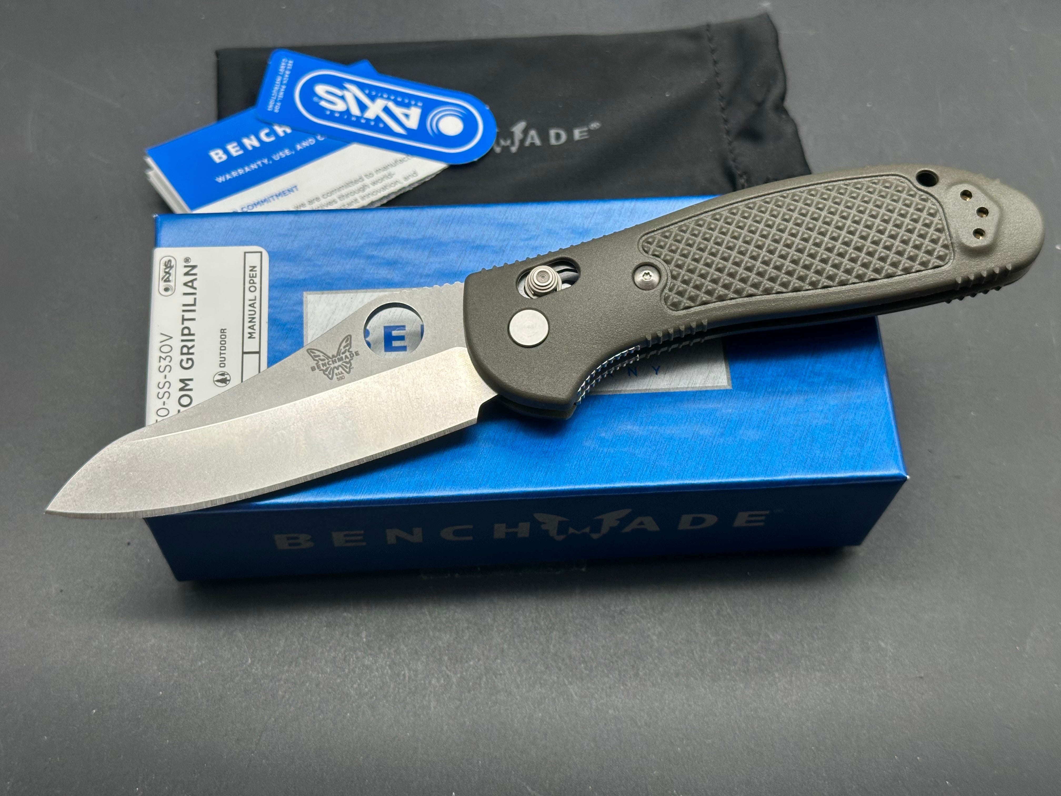 Benchmade Griptilian Custom Folding Knife - 3.45
