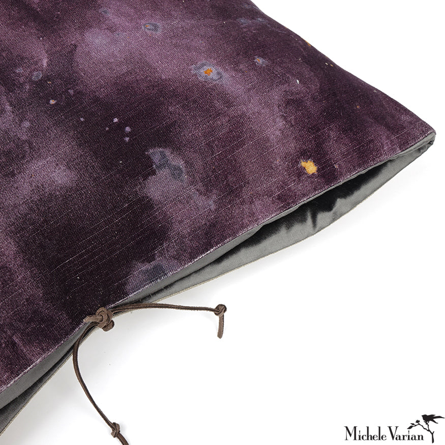 Printed Velvet Pillow Cover 20x20 Inches - Soft Cloudy Dusk Design for Couch, Bedroom & Home Decor - Hypoallergenic & Machine Washable