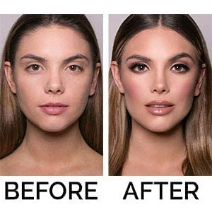 3-in-1 Professional Eyebrow Pencil with Eyeliner & Mascara + Highlighter & Contour Stick - 4 Piece Makeup Set for Perfect Brows, Eyes & Face Contouring | Ideal for Daily Use, Professional Makeup Artists & Travel