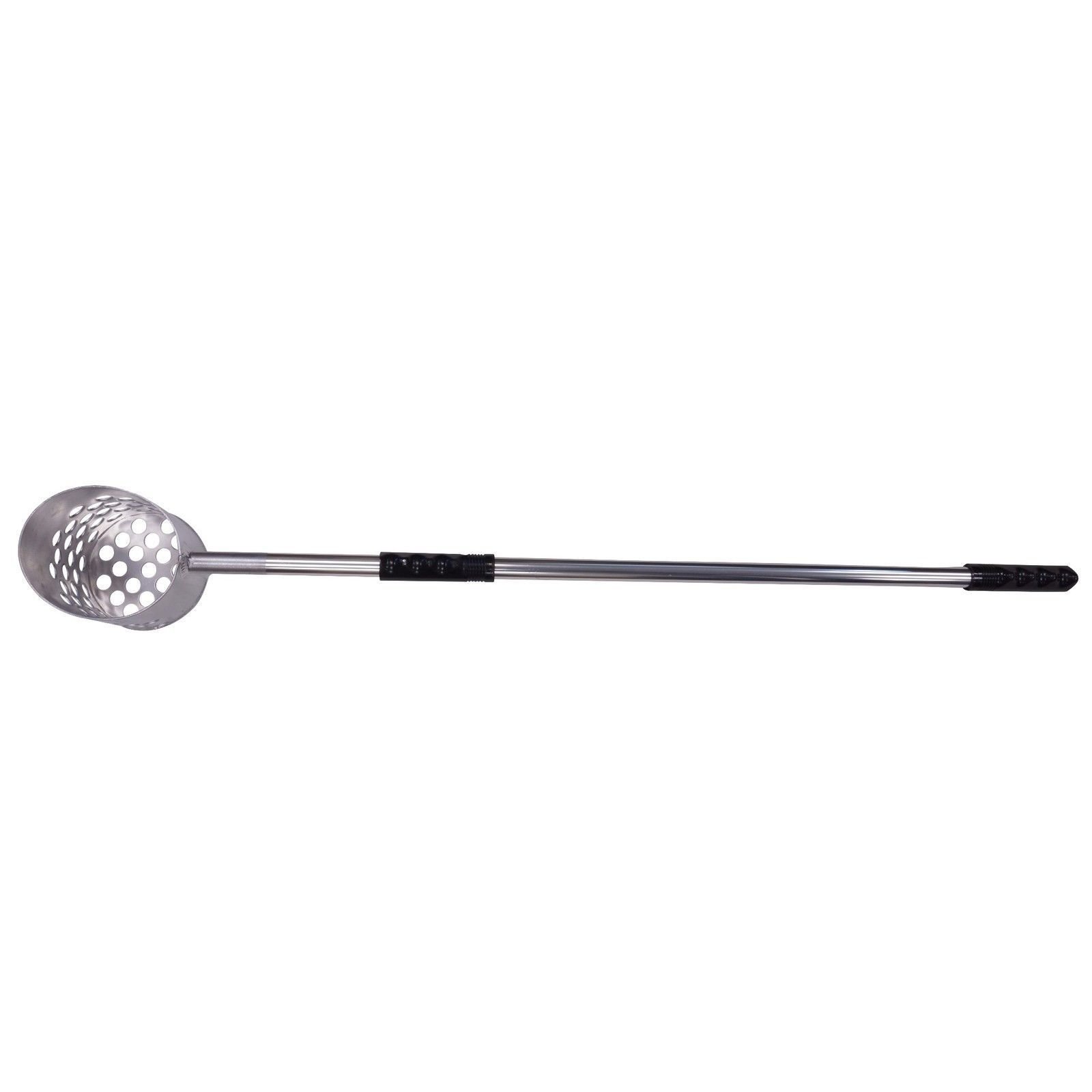 Premium Aluminum 2-in-1 Metal Detector Sand Scoop - Heavy Duty Beach Treasure Hunting Tool for Coins, Jewelry & Relics - Perfect for Beachcombing, Shoreline Exploration & Outdoor Adventures