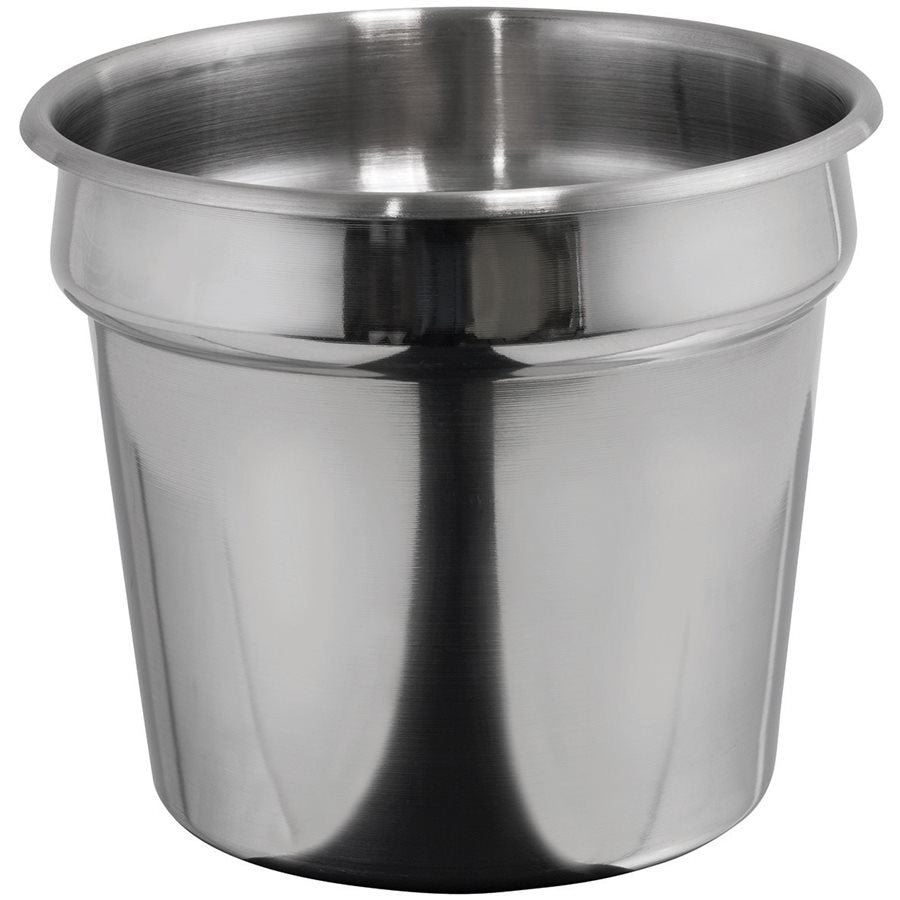 Winco 7 Qt Stainless Steel Mixing Bowl with Non-Slip Base - Perfect for Baking, Cooking, and Meal Prep - Commercial & Home Kitchen Use