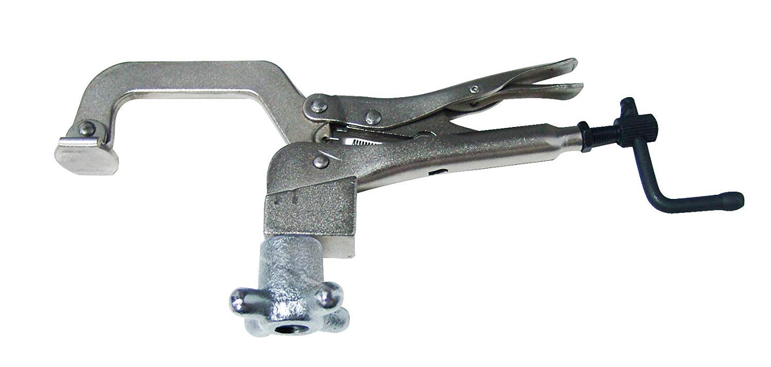 Heavy Duty Drill Press Clamp with Crank Handle - 2 Pack PTTD634 | Secure Workpiece for Woodworking & Metalworking | Perfect for DIY Projects & Professional Workshops