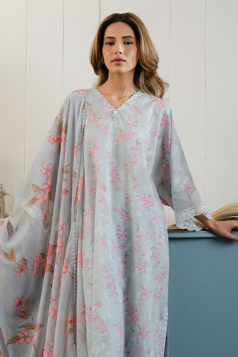 ICE DREAM 3-Piece Printed Lawn Suit for Women - Summer Casual Outfit for Parties, Weddings & Outdoor Events