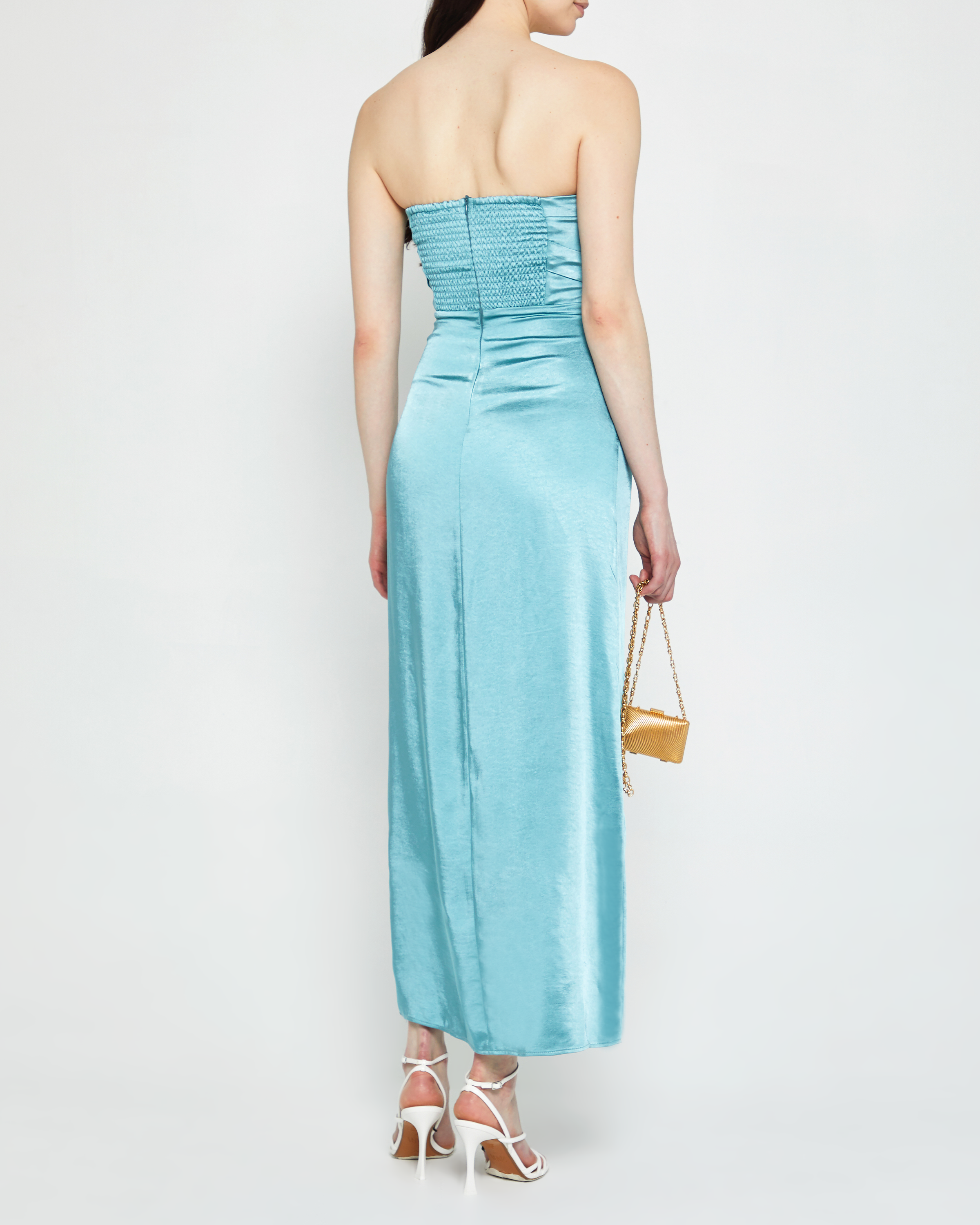 El Dress_T22Wdr12562 Turquoise - Elegant Women's Turquoise Dress for Parties & Special Occasions | Perfect for Weddings, Cocktails & Evening Events