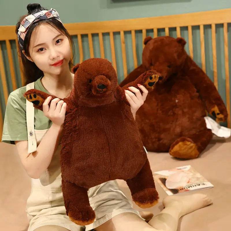 FurryTale Giant Brown Teddy Bear - Extra Large Plush Stuffed Animal for Kids & Adults | Perfect for Cuddling, Gift Giving, Nursery Decor & Bedroom Comfort