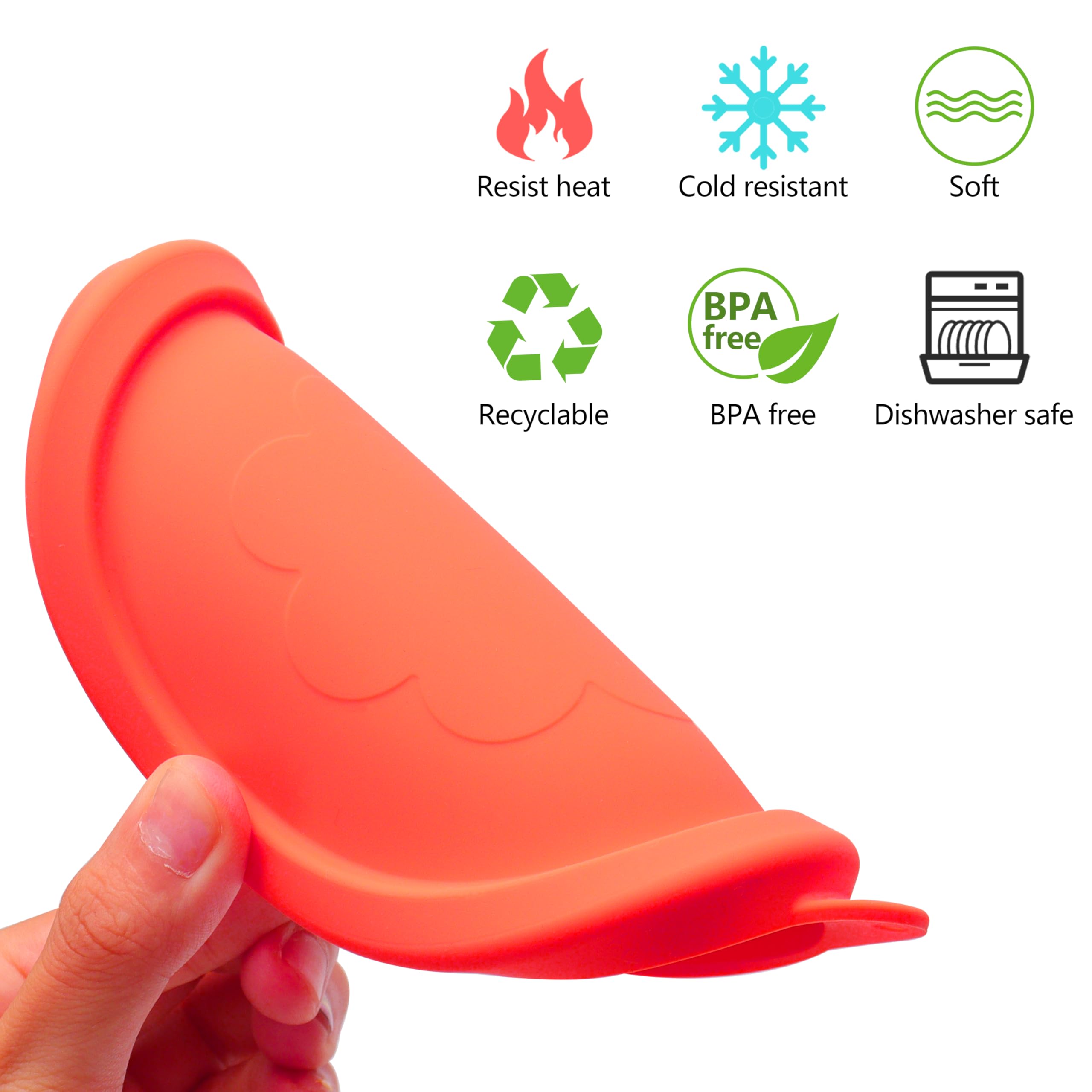 2-Pack Silicone Replacement Lids for Pyrex 7200-PC Glass Bowls - Microwave, Dishwasher & Freezer Safe - Perfect for Food Storage, Meal Prep & Leftovers (Container Not Included)